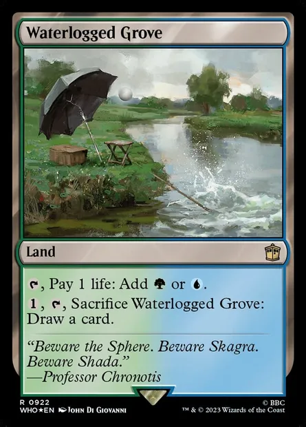 Waterlogged Grove, Magic card WHO 922 — Doctor Who set