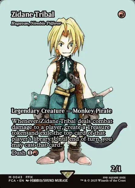 Ragavan, Nimble Pilferer, Magic card FCA 43 — Final Fantasy: Through the Ages set