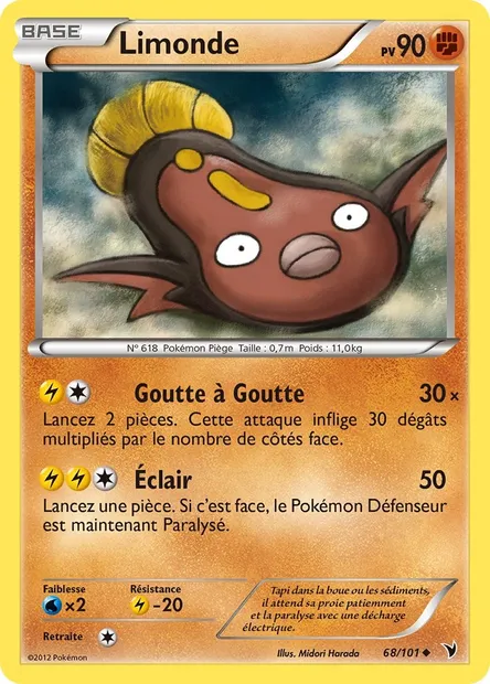 Limonde, carte Pokémon NVI 68 — extension Nobles Victoires
