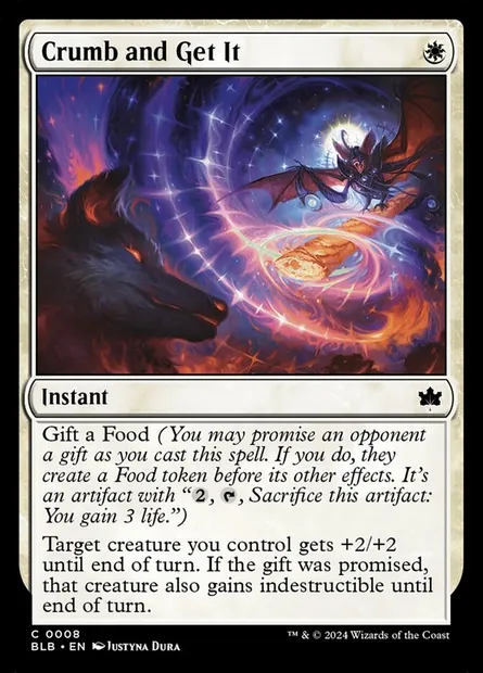 Crumb and Get It, Magic card BLB 8 — Bloomburrow set