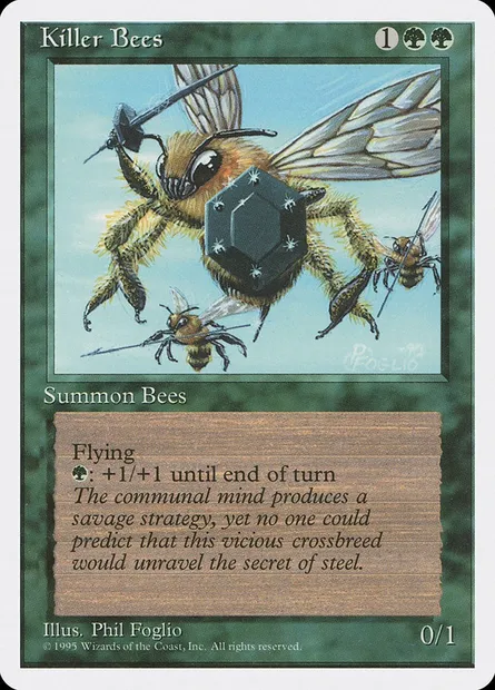Killer Bees, Magic card 4ED 254 — Fourth Edition set