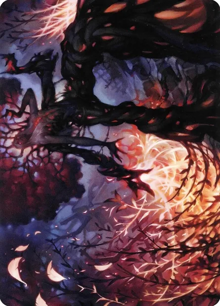 Splendid Reclamation // Splendid Reclamation, Magic card AVOW 55 — Crimson Vow Art Series set