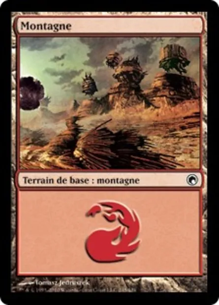 Montagne, carte Magic SOM 245 — extension Cicatrices de Mirrodin