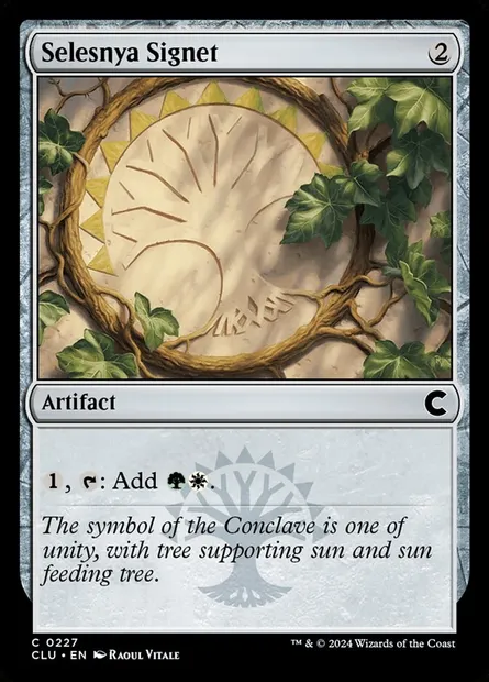 Cachet de Selesnya, carte Magic CLU 227 — extension Ravnica: Clue Edition