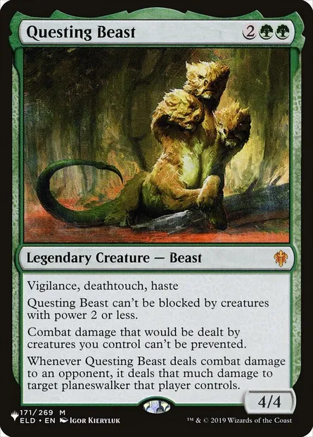 Questing Beast, Magic card PLST ELD-171 — The List set