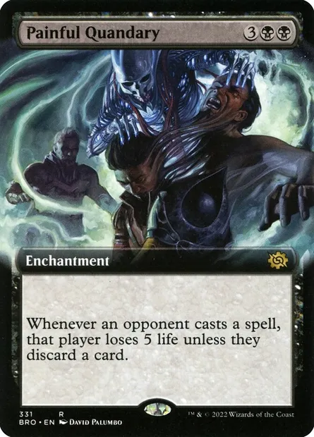 Painful Quandary, Magic card BRO 331 — The Brothers' War set
