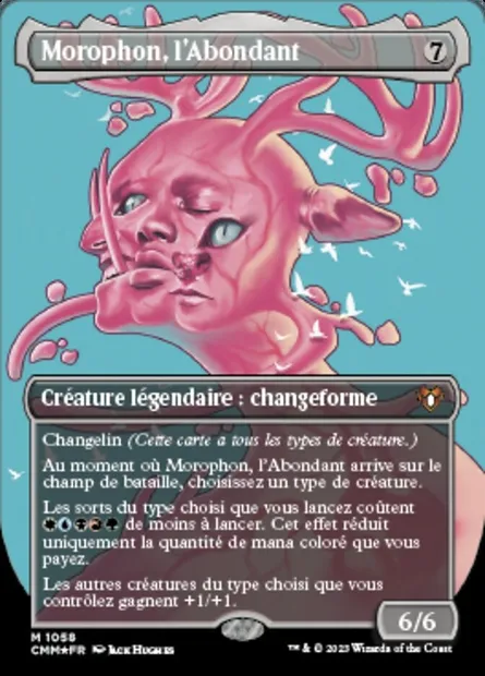 Morophon, l'Abondant, carte Magic CMM 1058 — extension Commander Masters