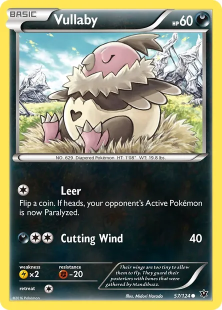 Vullaby, Pokémon card FCO 57 — Fates Collide set