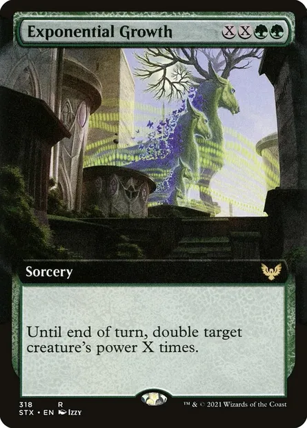 Exponential Growth, Magic card STX 318 — Strixhaven: School of Mages set
