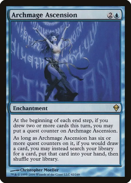 Archmage Ascension, Magic card ZEN 42 — Zendikar set
