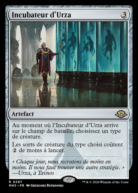 Incubateur d'Urza, carte Magic MH3 297 — extension Modern Horizons 3