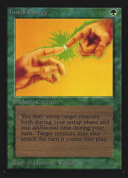 Vivacité, carte Magic CEI 203 — extension Intl. Collectors' Edition