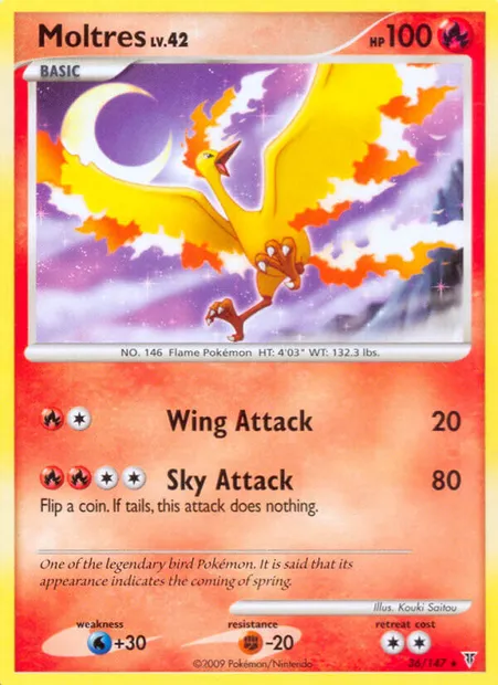 Moltres, Pokémon card SV 36 — Supreme Victors set