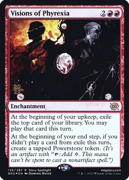 Visions de Phyrexia, carte Magic PBRO 156s — extension The Brothers' War Promos