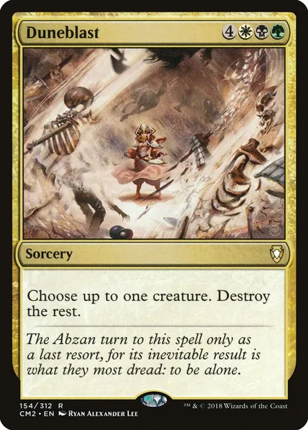 Duneblast, Magic card CM2 154 — Commander Anthology Volume II set