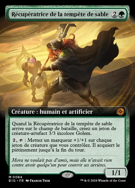 Récupératrice de la tempête de sable, carte Magic BIG 84 — extension The Big Score