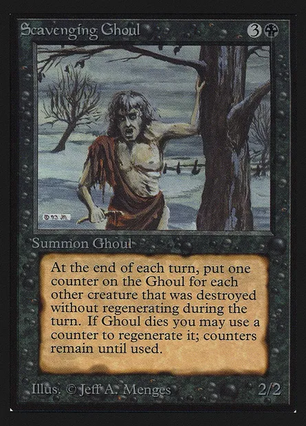 Scavenging Ghoul, Magic card CEI 127 — Intl. Collectors' Edition set