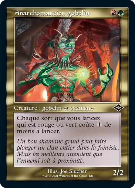 Anarchomancien gobelin, carte Magic MH2 421 — extension Horizons du Modern 2
