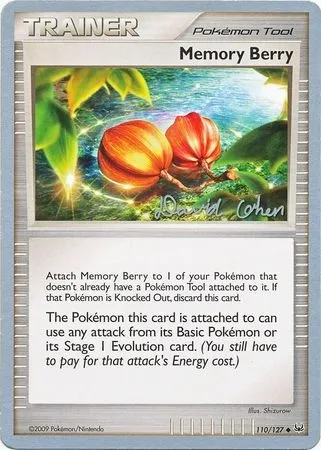 Baie de mémoire, carte Pokémon WCD09 110 — extension World Championship Decks 2009