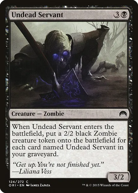 Undead Servant, Magic card ORI 124 — Magic Origins set