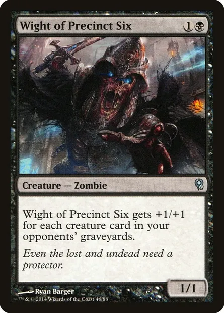 Wight of Precinct Six, Magic card DDM 46 — Duel Decks: Jace vs. Vraska set