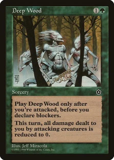 Bois profond, carte Magic P02 126 — extension Portal Second Age