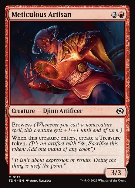 Meticulous Artisan, Magic card TDM 112 — Tarkir: Dragonstorm set