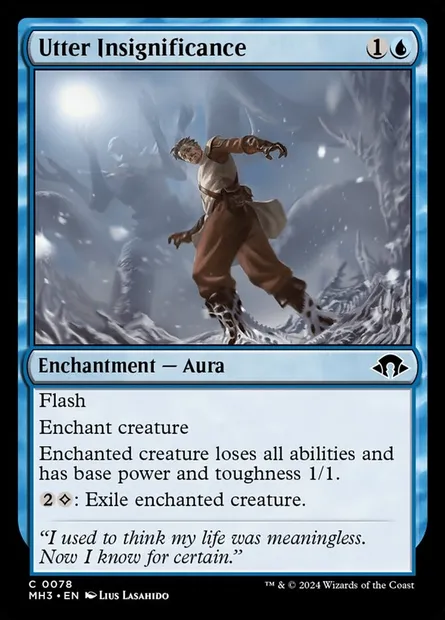 Utter Insignificance, Magic card MH3 78 — Modern Horizons 3 set
