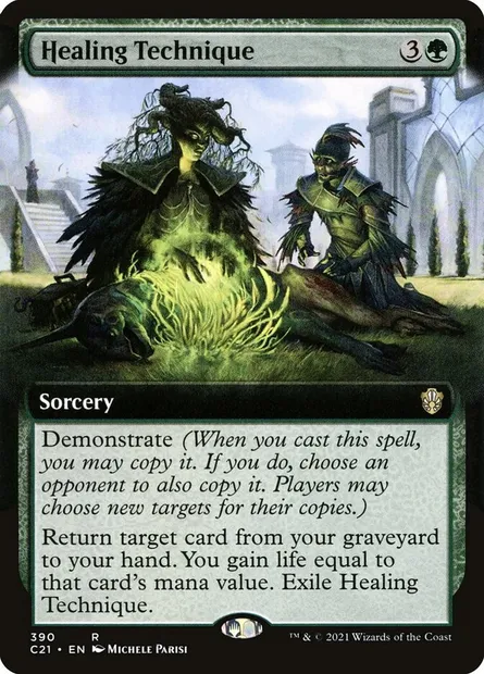 Healing Technique, Magic card C21 390 — Commander 2021 set