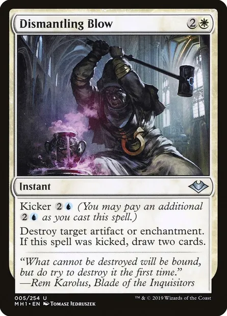 Dismantling Blow, Magic card MH1 5 — Modern Horizons set