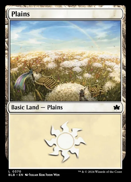 Plains, Magic card BLB 370 — Bloomburrow set