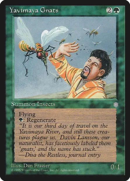 Yavimaya Gnats, Magic card ICE 280 — Ice Age set