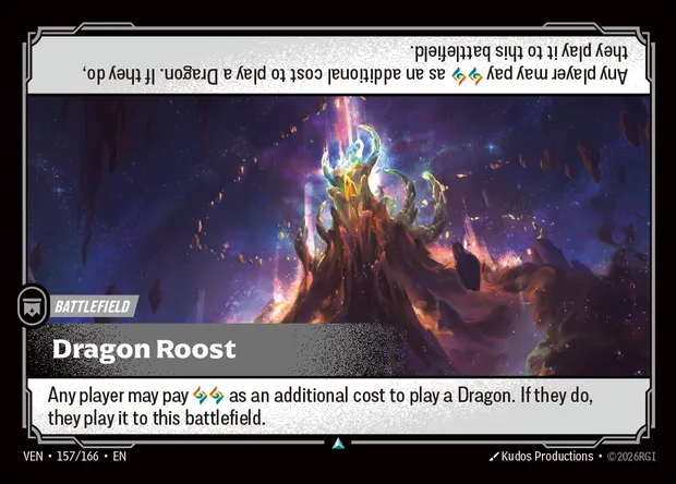 Dragon Roost, Riftbound card VEN 157 — Vendetta set