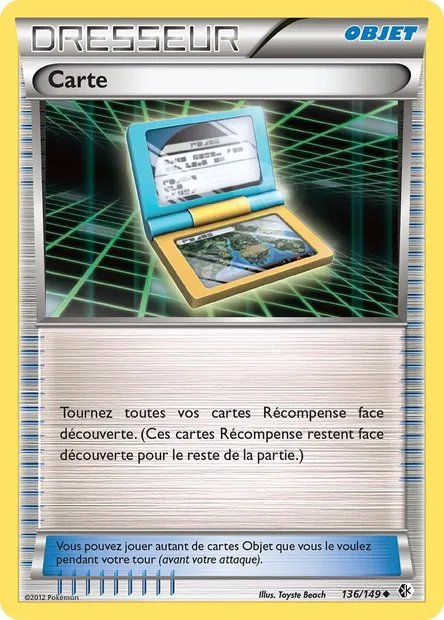 Carte, carte Pokémon BCR 136 — extension Frontières Franchies