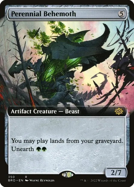 Perennial Behemoth, Magic card BRO 350 — The Brothers' War set