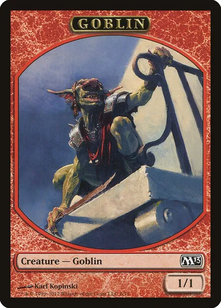 Goblin, Magic card TM13 6 — Magic 2013 Tokens set