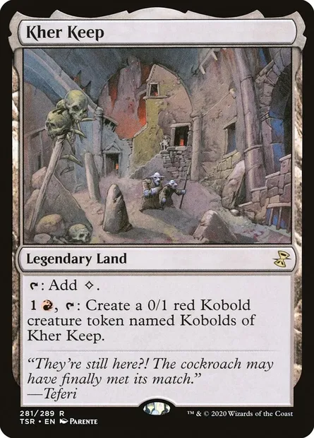 Kher Keep, Magic card TSR 281 — Time Spiral Remastered set