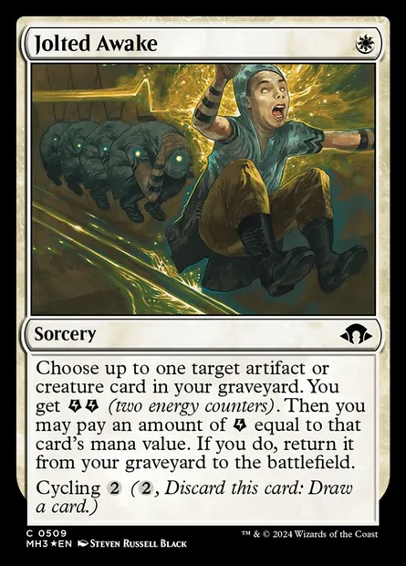 Jolted Awake, Magic card MH3 509 — Modern Horizons 3 set