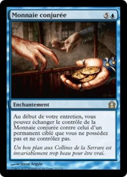 Monnaie conjurée, carte Magic RTR 33 — extension Retour à Ravnica
