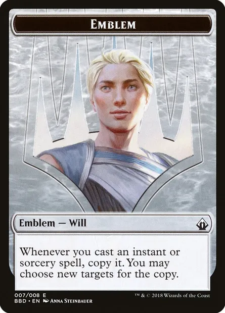 Will Kenrith Emblem, carte Magic TBBD 7 — extension Battlebond Tokens