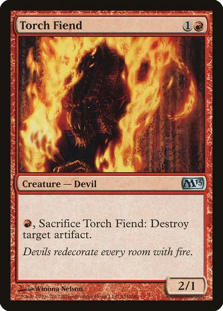 Torch Fiend, Magic card M13 151 — Magic 2013 set