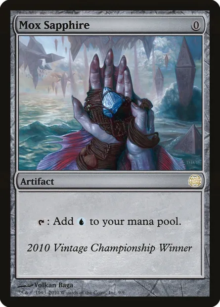 Mox Sapphire, Magic card OVNT 2010 — Vintage Championship set