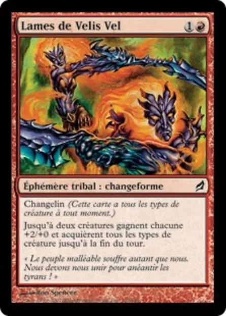 Lames de Velis Vel, carte Magic LRW 152 — extension Lorwyn