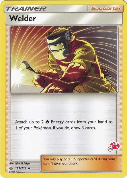 Welder, Pokémon card BA20 189c — Battle Academy 2020 set