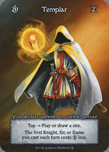 Templar, Sorcery card ATH 003 — Arthurian Legends set