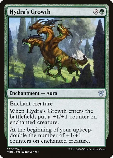 Hydra's Growth, Magic card THB 172 — Theros Beyond Death set