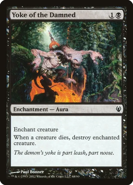 Yoke of the Damned, Magic card DDJ 68 — Duel Decks: Izzet vs. Golgari set