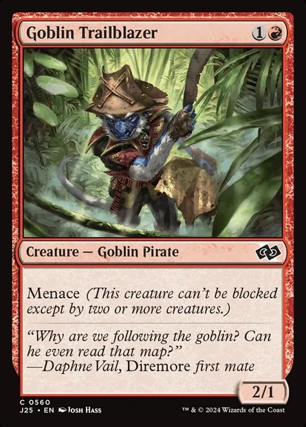 Goblin Trailblazer, Magic card J25 560 — Foundations Jumpstart set