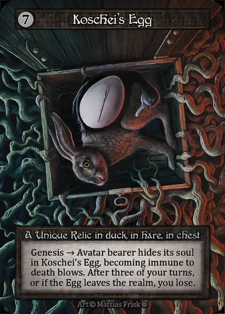 Koschei's Egg, carte Sorcery GOT 333 — extension Gothic
