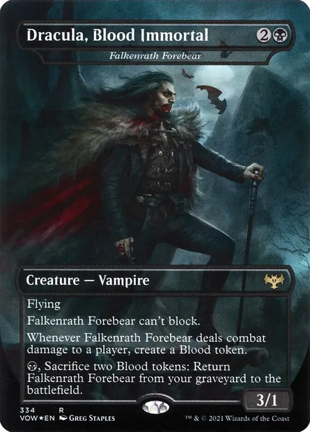 Falkenrath Forebear, Magic card VOW 334 — Innistrad: Crimson Vow set
